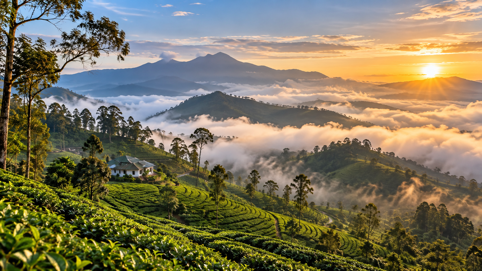 Sri Lanka tea country